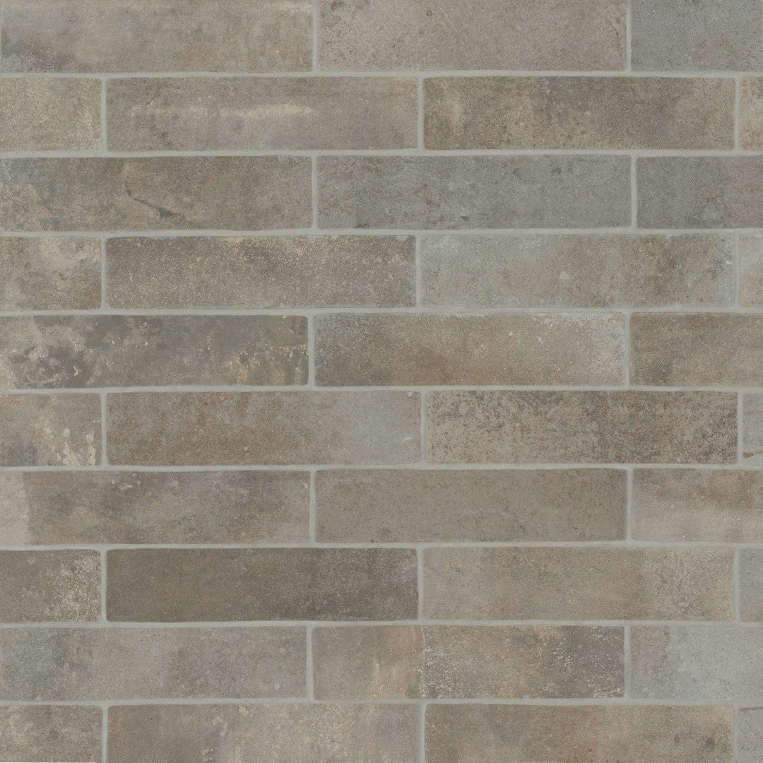 Bedrosians Montana 2.25" x 10" Matte Porcelain Brick Field Tile (Sale)