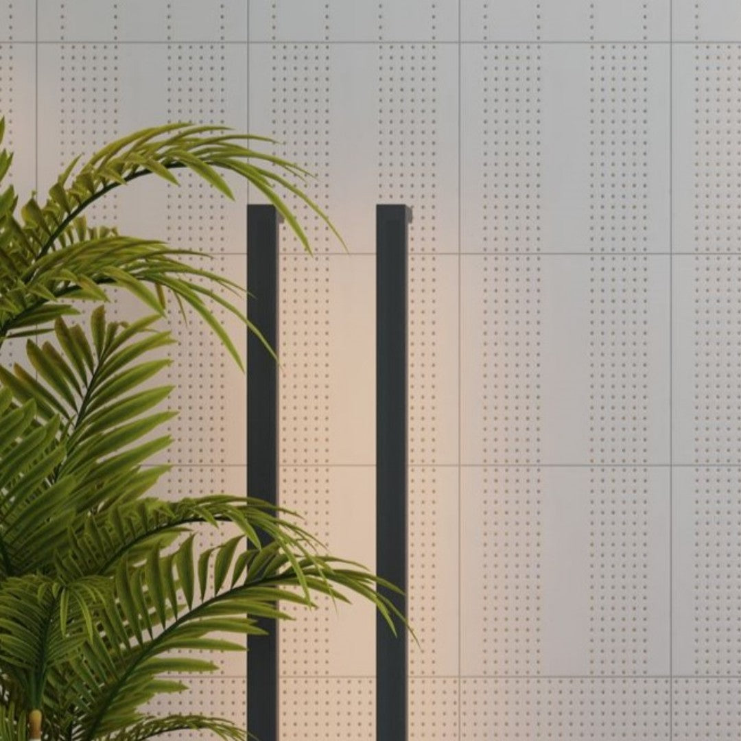 Decortiles-Pixel-12-x-12-Satin-2-Wide-Dot-Stripes-Ceramic-Deco-Wall-Tile-White