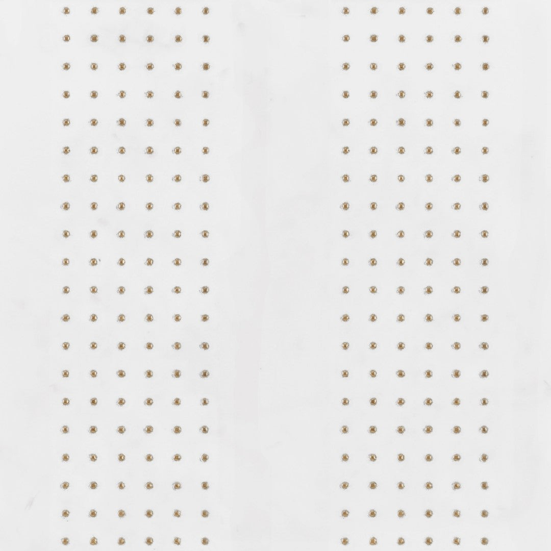 Decortiles Pixel 12" x 12" Satin 2 Wide Dot Stripes Ceramic Deco Wall Tile