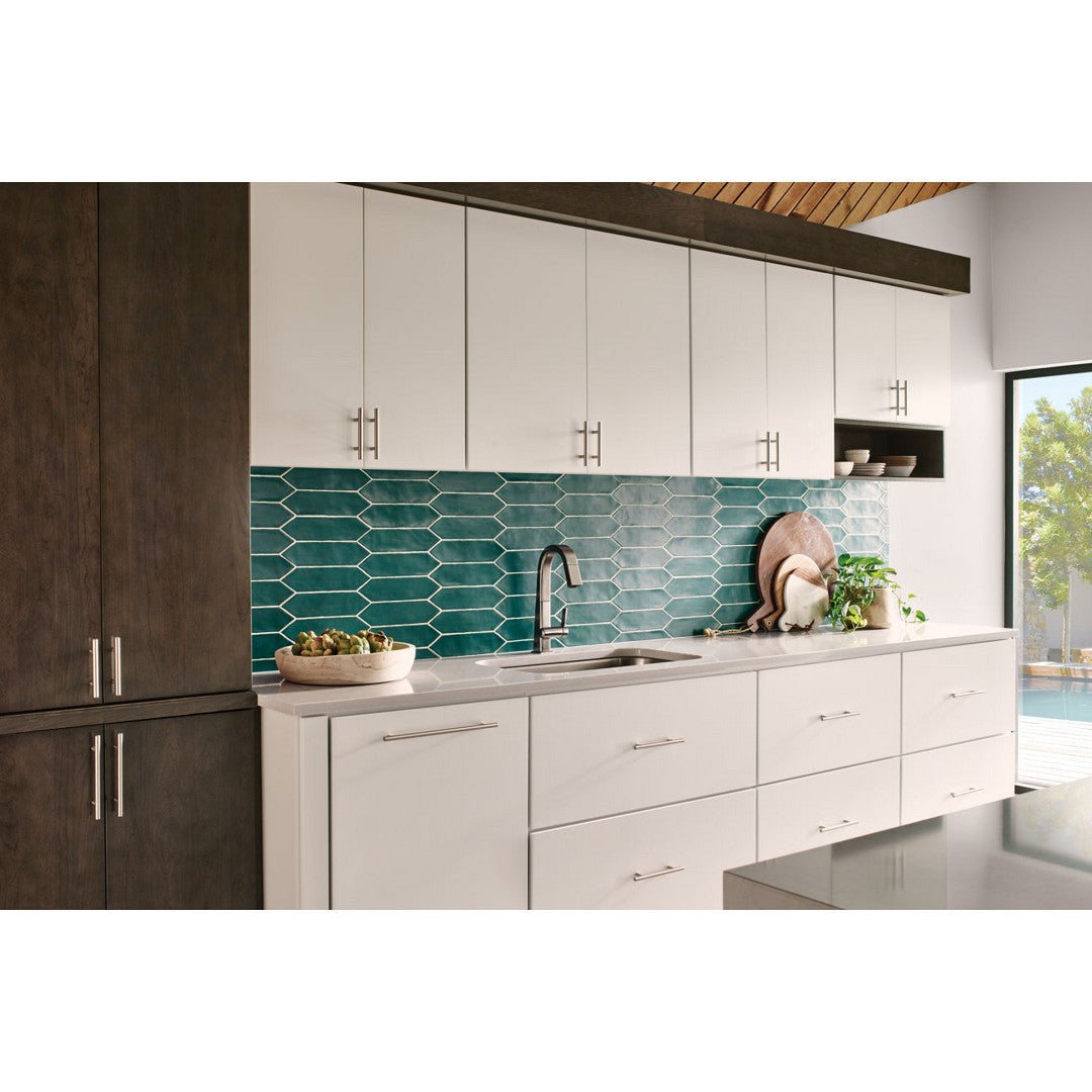 Bedrosians Reine Ceramic Matte Tile 3" x 12" Dark Teal