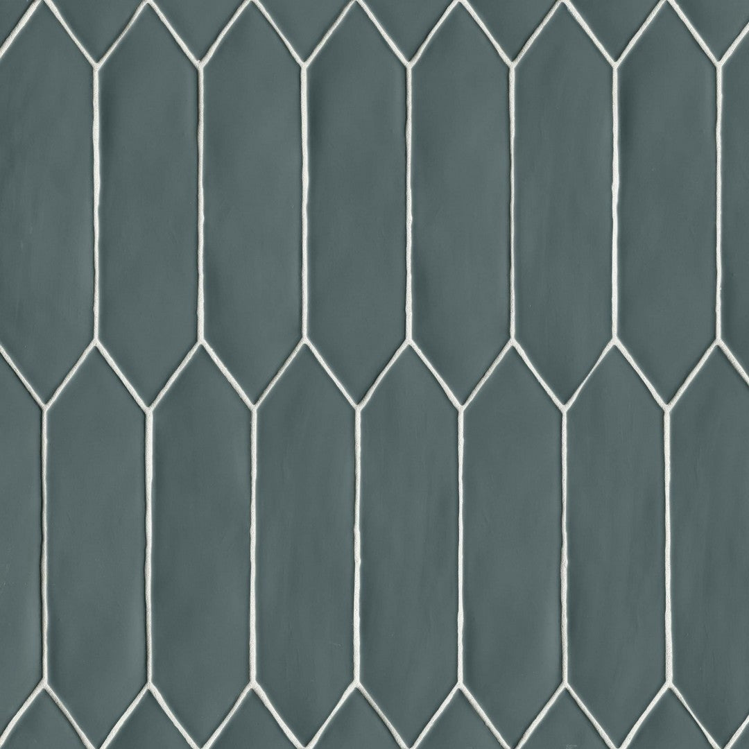 Bedrosians Reine 3" x 12" Matte Ceramic Picket Pattern Wall Tile
