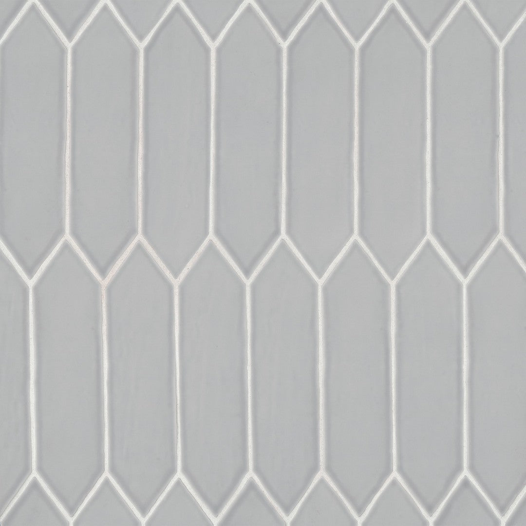 Bedrosians Reine 3" x 12" Matte Ceramic Picket Pattern Wall Tile