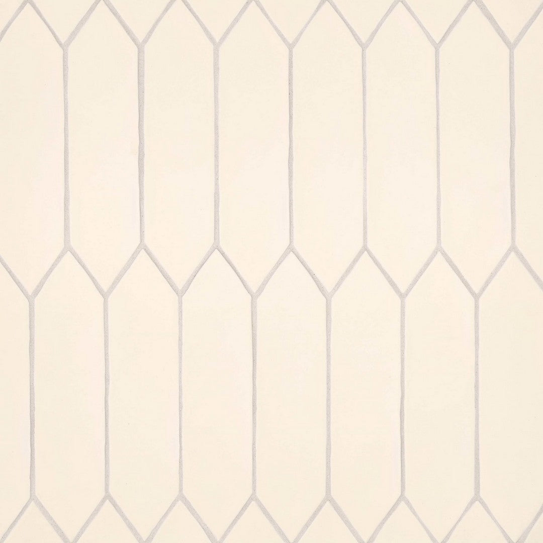 Bedrosians Reine 3" x 12" Matte Ceramic Picket Pattern Wall Tile
