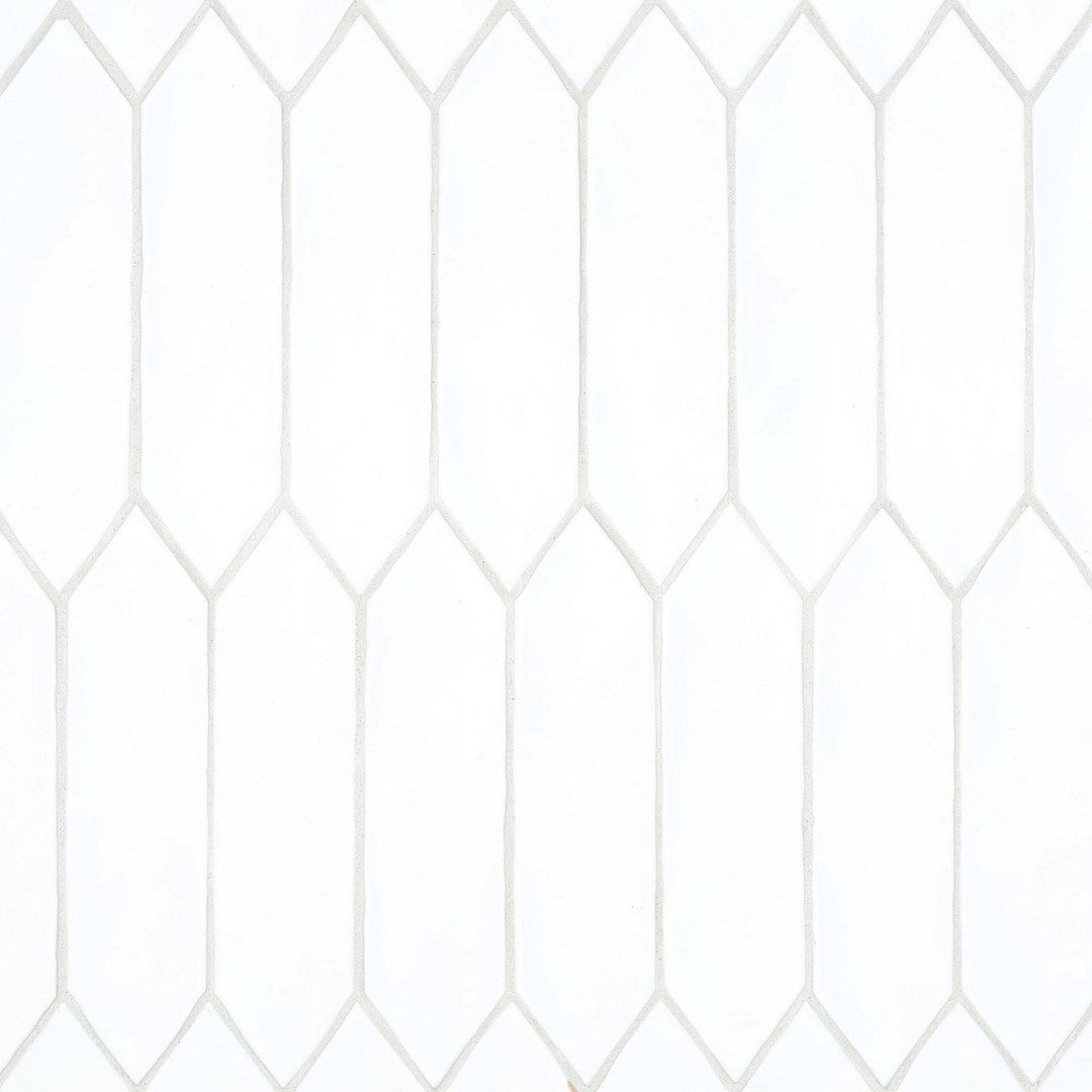 Bedrosians Reine 3" x 12" Matte Ceramic Picket Pattern Wall Tile