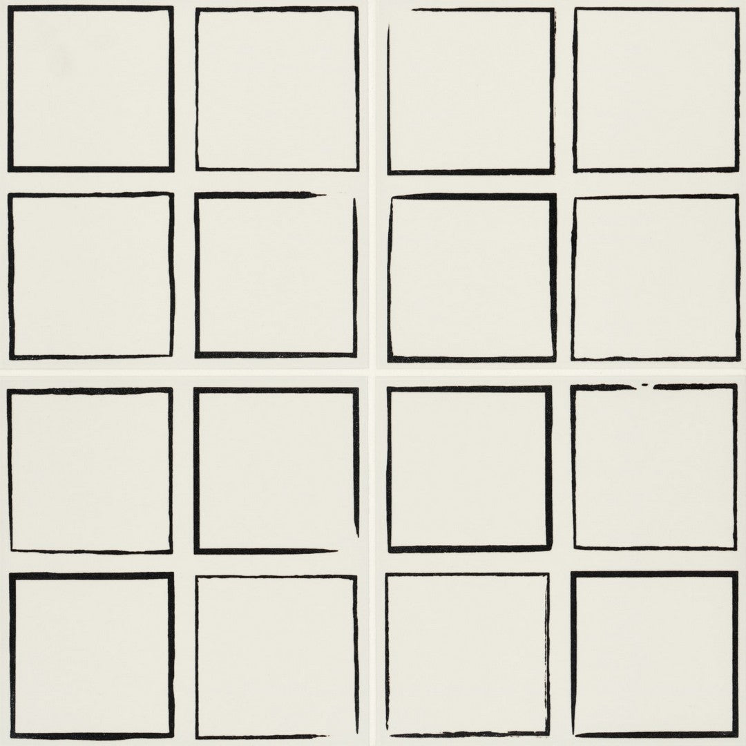 Bedrosians Rothko 9" x 9" Matte Ceramic Deco Field Tile