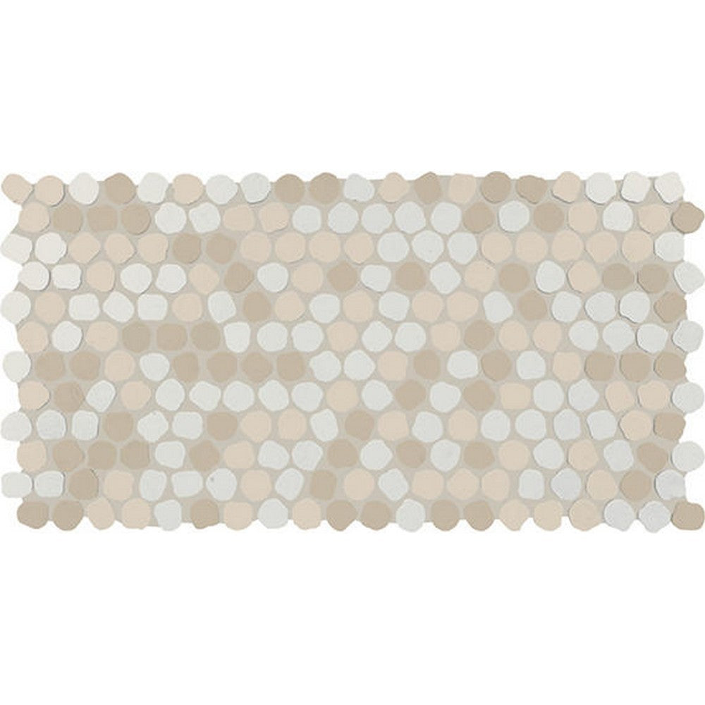 Daltile-Keystone-12-x-22-Matte-Porcelain-1-Organic-Penny-Mosaic-Spring-Blend