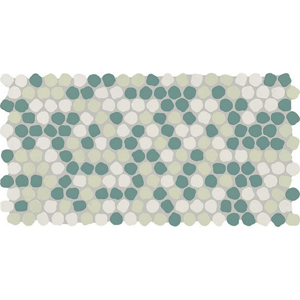 Daltile-Keystone-12-x-22-Matte-Porcelain-1-Organic-Penny-Mosaic-Naval-Blend