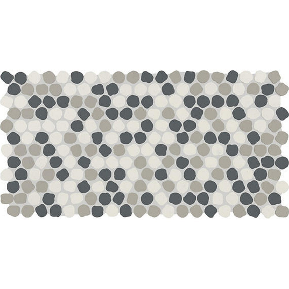 Daltile-Keystone-12-x-22-Matte-Porcelain-1-Organic-Penny-Mosaic-Desert-Gray