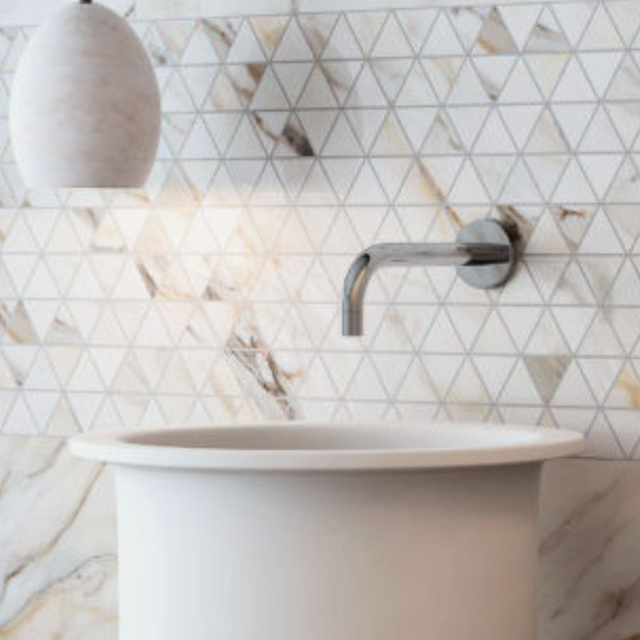 Happy-Floors-Dorian-12-x-12-Triangle-Mosaic-Porcelain-Gold-Honed