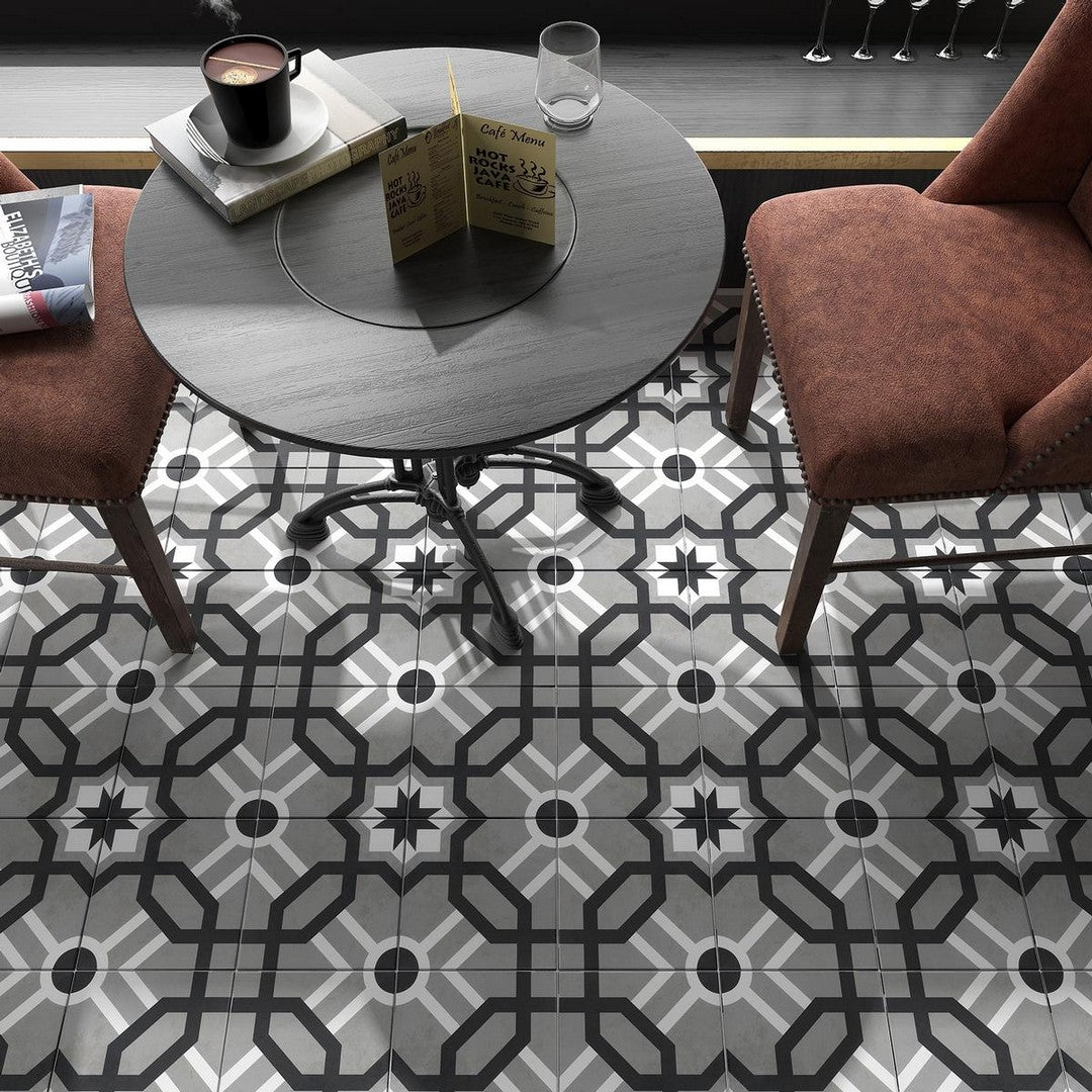 Floors-2000-Duomo-8-x-8-Matte-Pressed-Porcelain-Deco-Tile-Grey