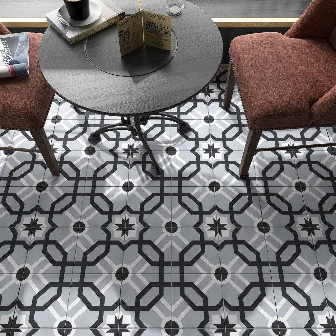 Floors-2000-Duomo-8-x-8-Matte-Pressed-Porcelain-Deco-Tile-Ice-Gray