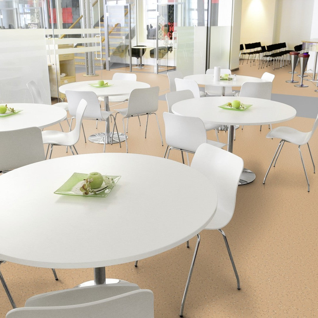 Tarkett-iQ-Eminent-Unisense-12-x-12-Homogeneous-Vinyl-Tile-2mil-Dusty-Yellow