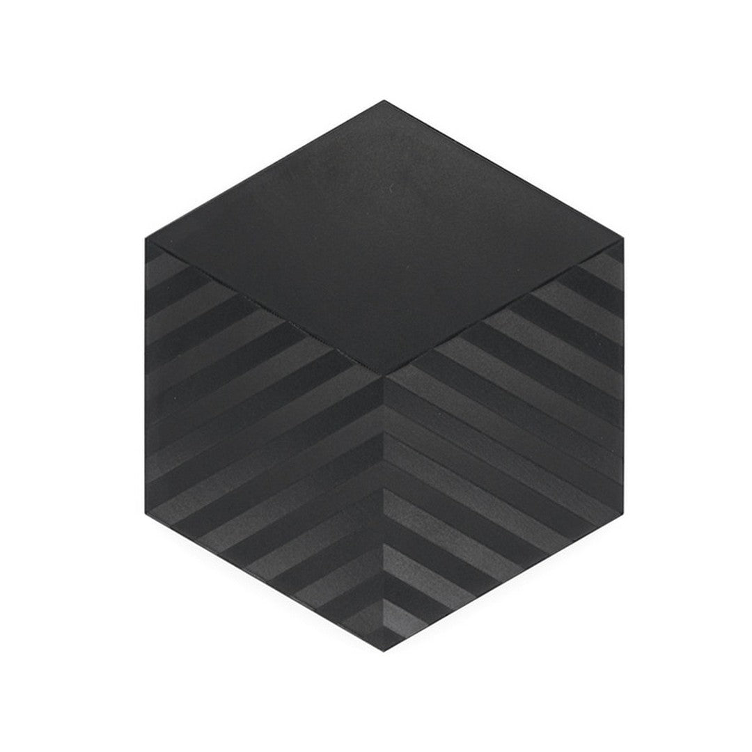 Daltile-Electric-5-x-6-Satin-Stone-&-Metal-Hexagon-Tread-Wall-Tile-Volt-Carbon