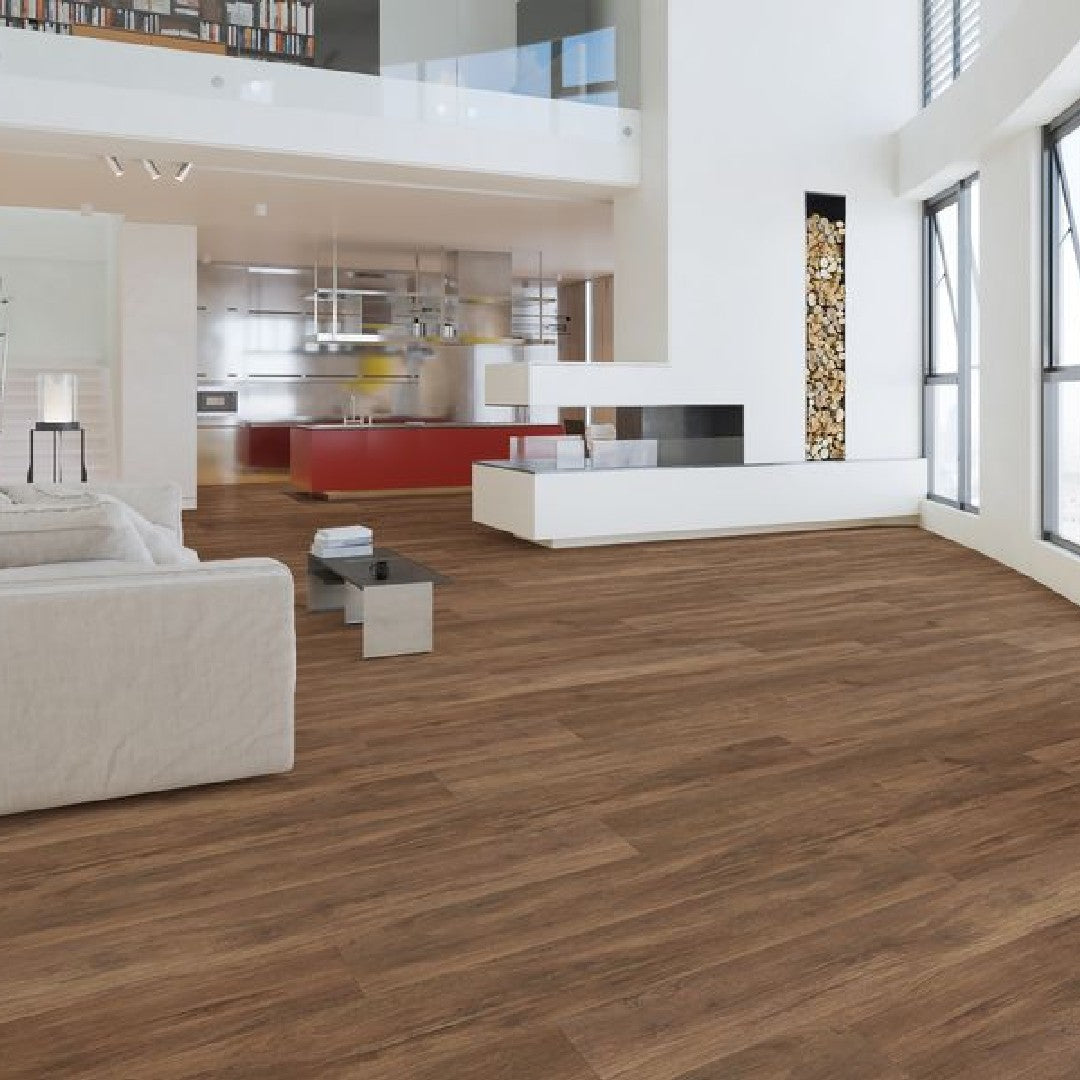 PrimoFlorz-Estate-Glue-Down-7"-x-60"-Luxury-Vinyl-Plank-28mil-Cinnamon-Oak