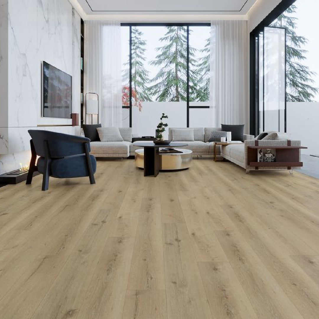 PrimoFlorz-Estate-Glue-Down-7"-x-60"-Luxury-Vinyl-Plank-28mil-Sandbar