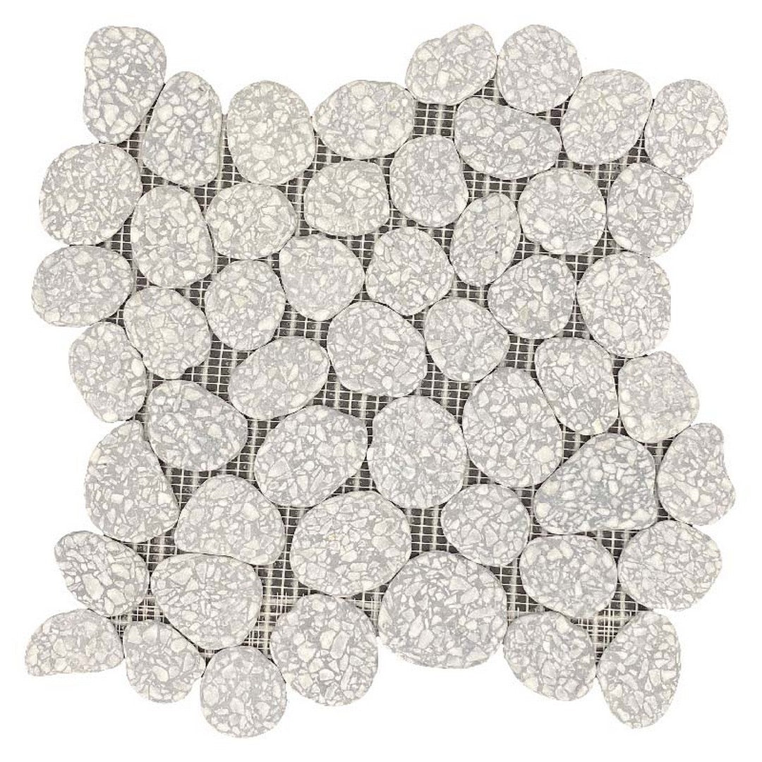 Maniscalco Stone Eco Rock 12" x 12" Tumbled Terrazzo Style Pebbles Mosaic