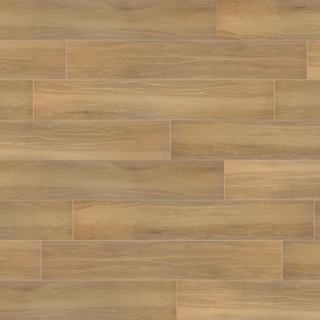 Tesoro Allegheny 8" x 48" Rectified Matte Porcelain Plank