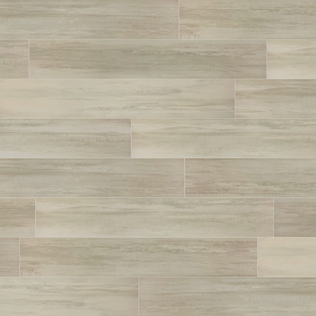 Tesoro Malheur 8" x 48" Rectified Matte Porcelain Wood Plank