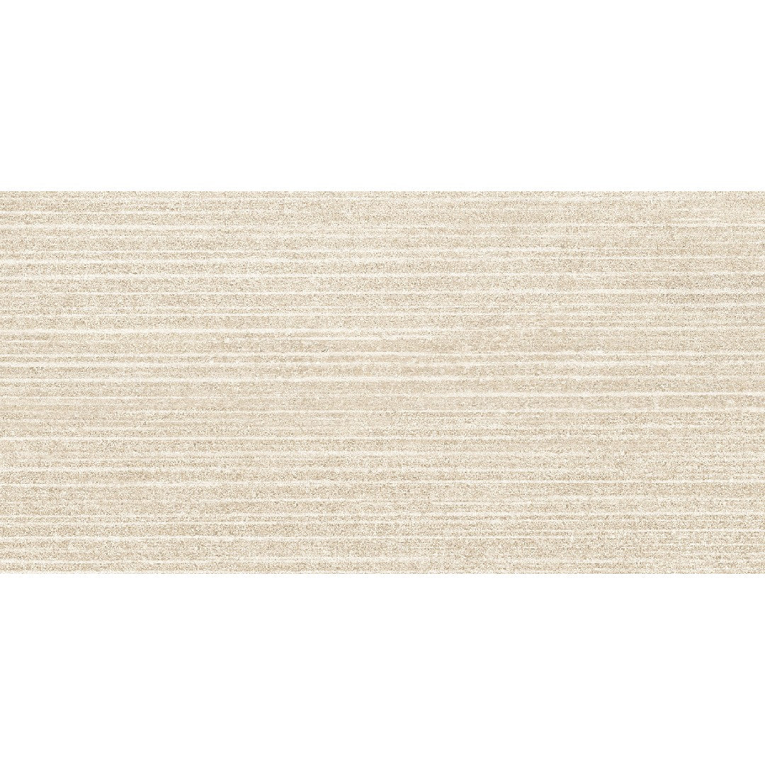 Edimax Astor Feel 12" x 24" Textured Porcelain 3D Stripes Deco Wall Tile