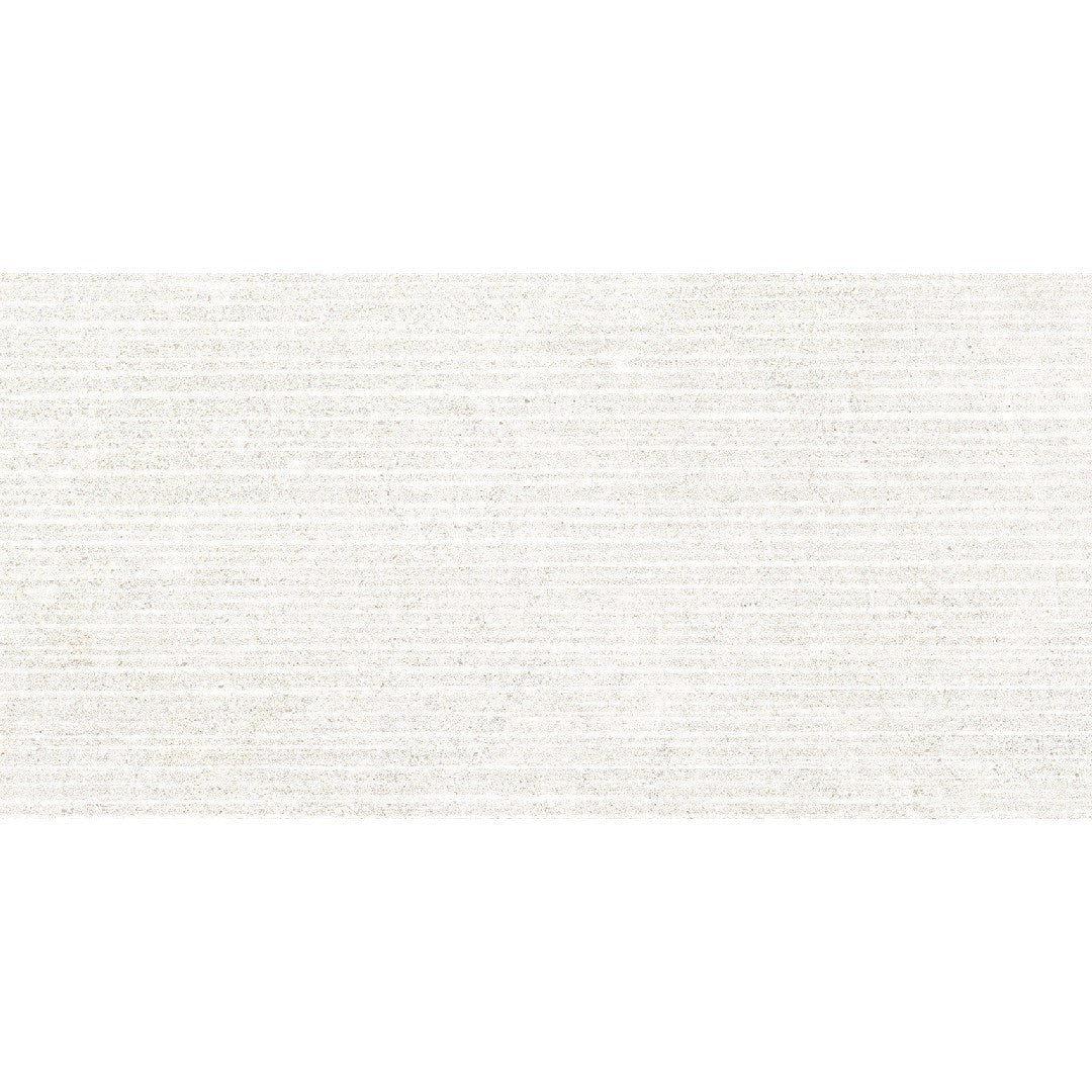 Edimax Astor Feel 12" x 24" Textured Porcelain 3D Stripes Deco Wall Tile