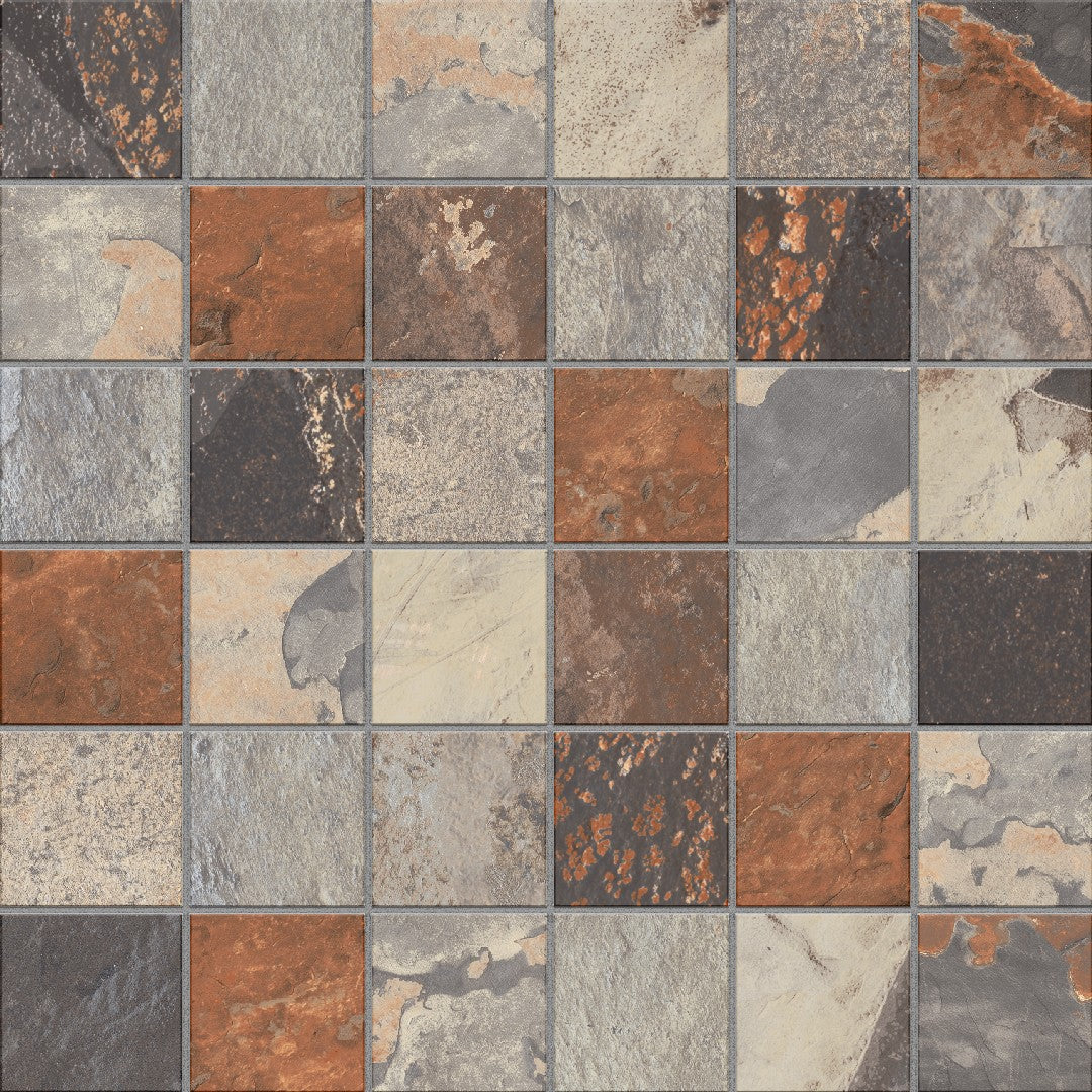 Edimax Astor More 12" x 12" Natural Porcelain 2" Mosaic
