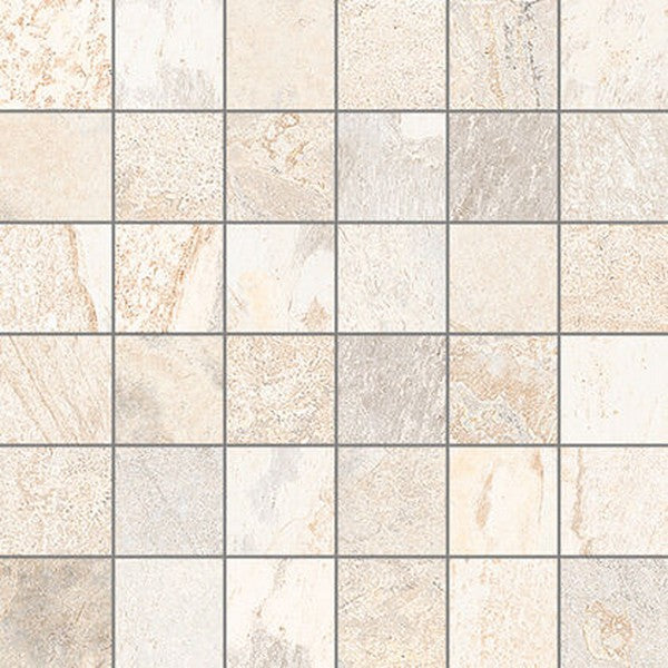 Edimax Astor Slaty 12" x 12" Natural Porcelain 2" Mosaic