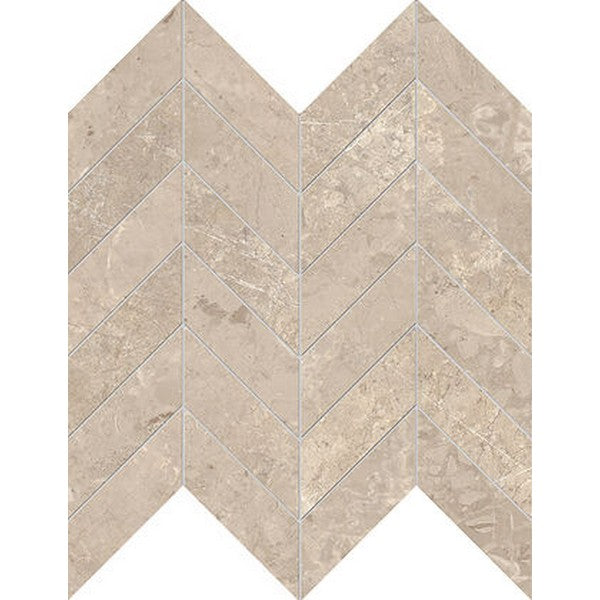 Edimax Astor Velvet 12" x 12" Natural Chevron Porcelain Mosaic