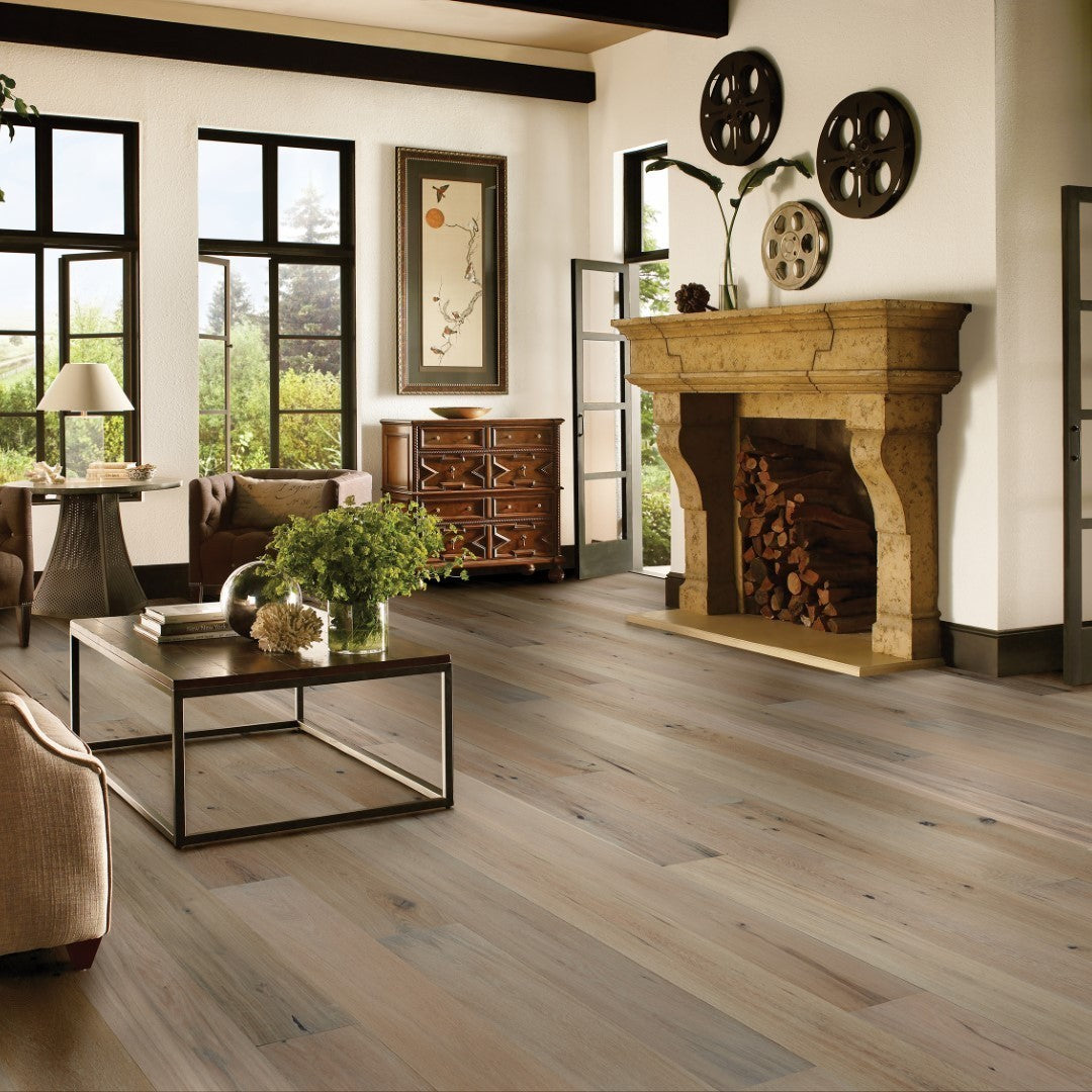 Hartco-TimberBrushed-Platinum-9-Engineered-Oak-Hardwood-Plank-Wire-Brushed-Decadent-Tan