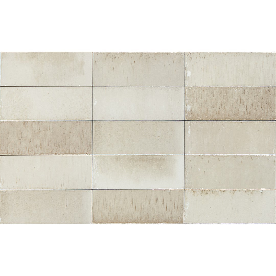 Tesoro Gleeze 3" x 8" Pressed Glossy Porcelain Tile