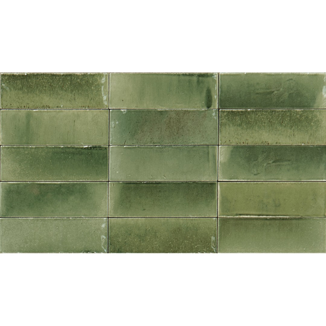 Tesoro Gleeze 2" x 6" Pressed Glossy Porcelain Tile