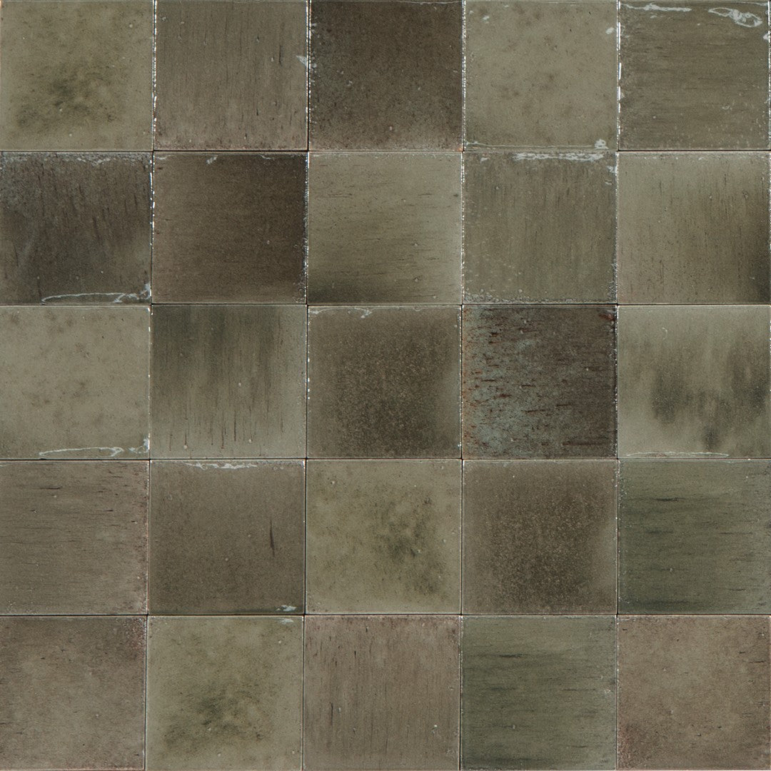 Tesoro Gleeze 4" x 4" Pressed Glossy Porcelain Tile