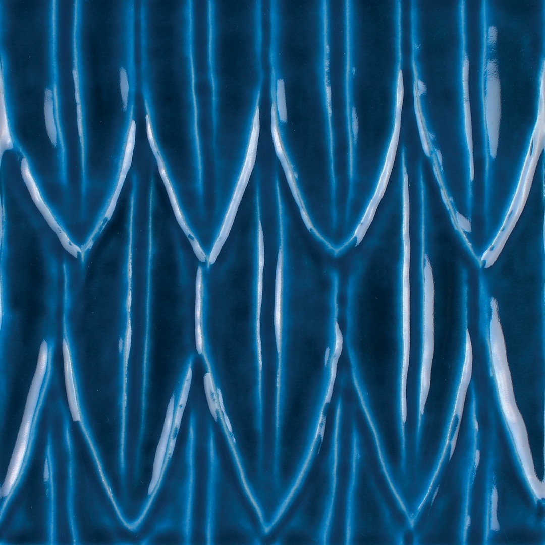 Tesoro Sol 6" x 6" Glossy Porcelain Struttura Tile