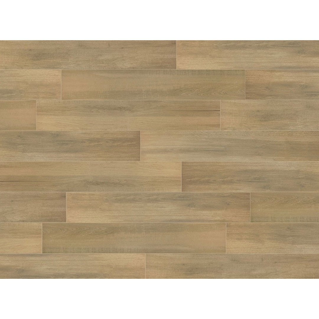 Tesoro Hawa Mahal 8" x 48" Rectified Matte Porcelain Wood Plank