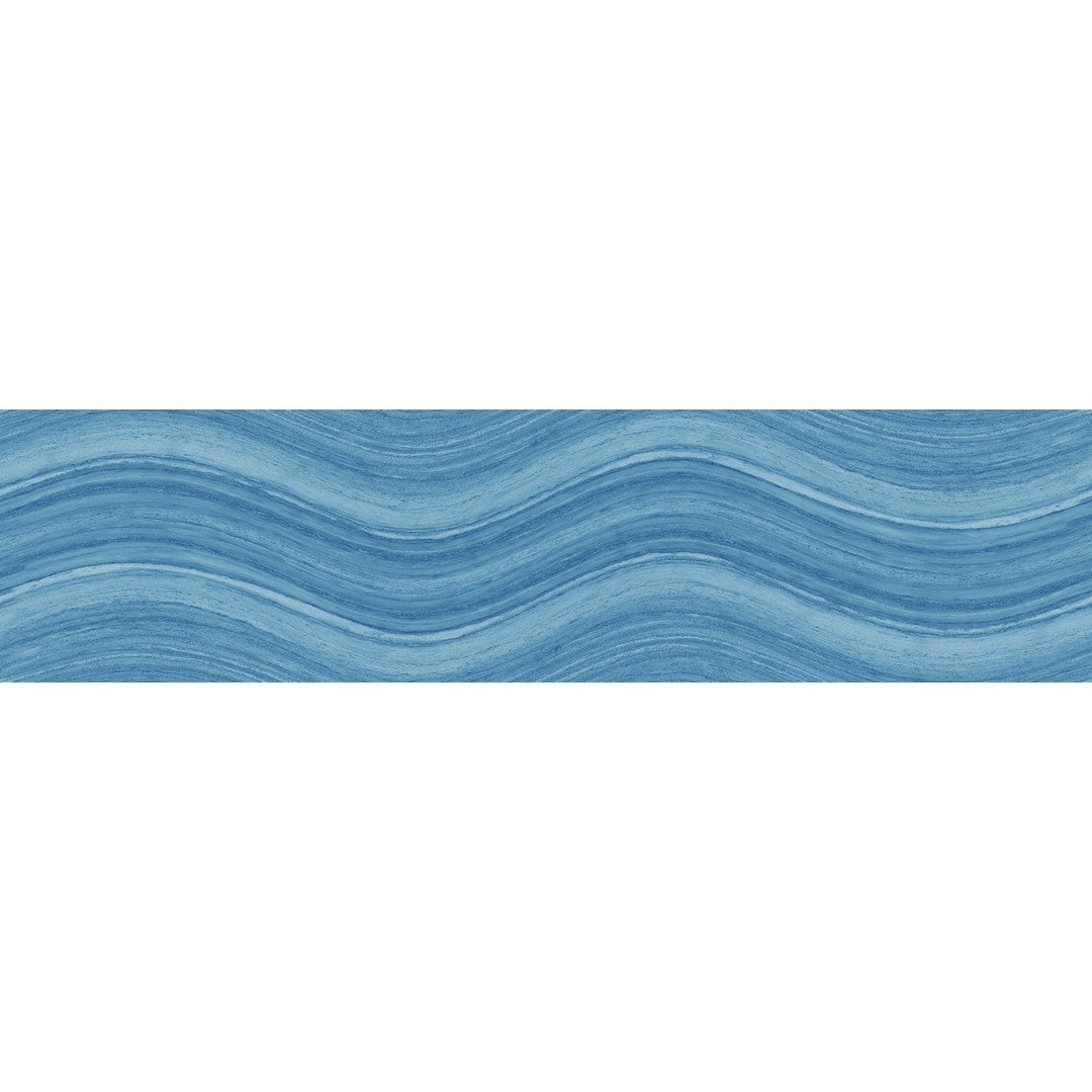 Tesoro Ocean Wave 6" x 24" Glossy Porcelain Tile