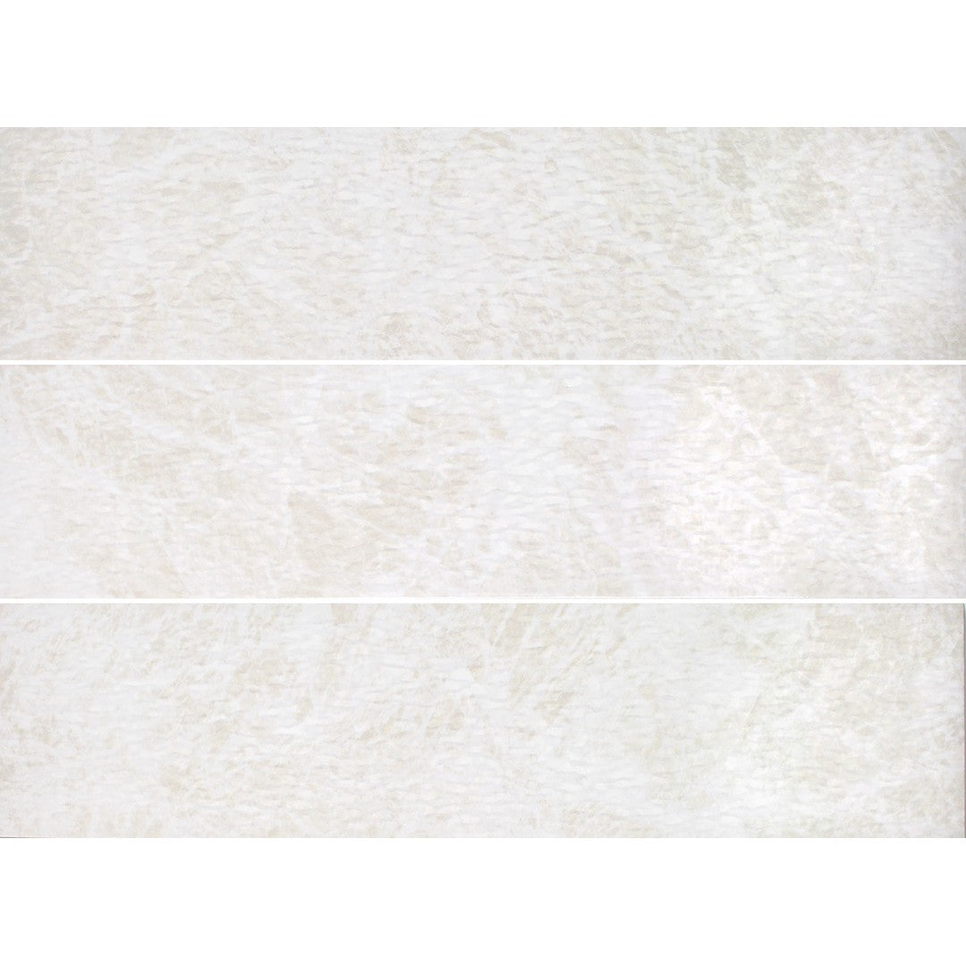 Tesoro-Roccia-6-x-24-Rectified-Glossy-Porcelain-Tile-Ice-White