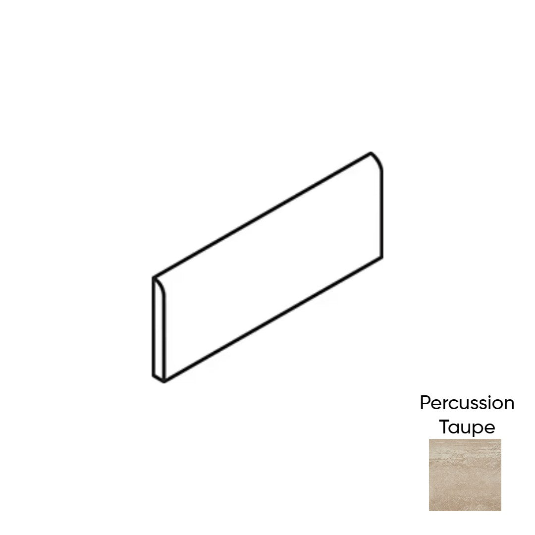 Daltile-Advantage-3-x-12-Matte-Ceramic-Bullnose-Percussion-Taupe
