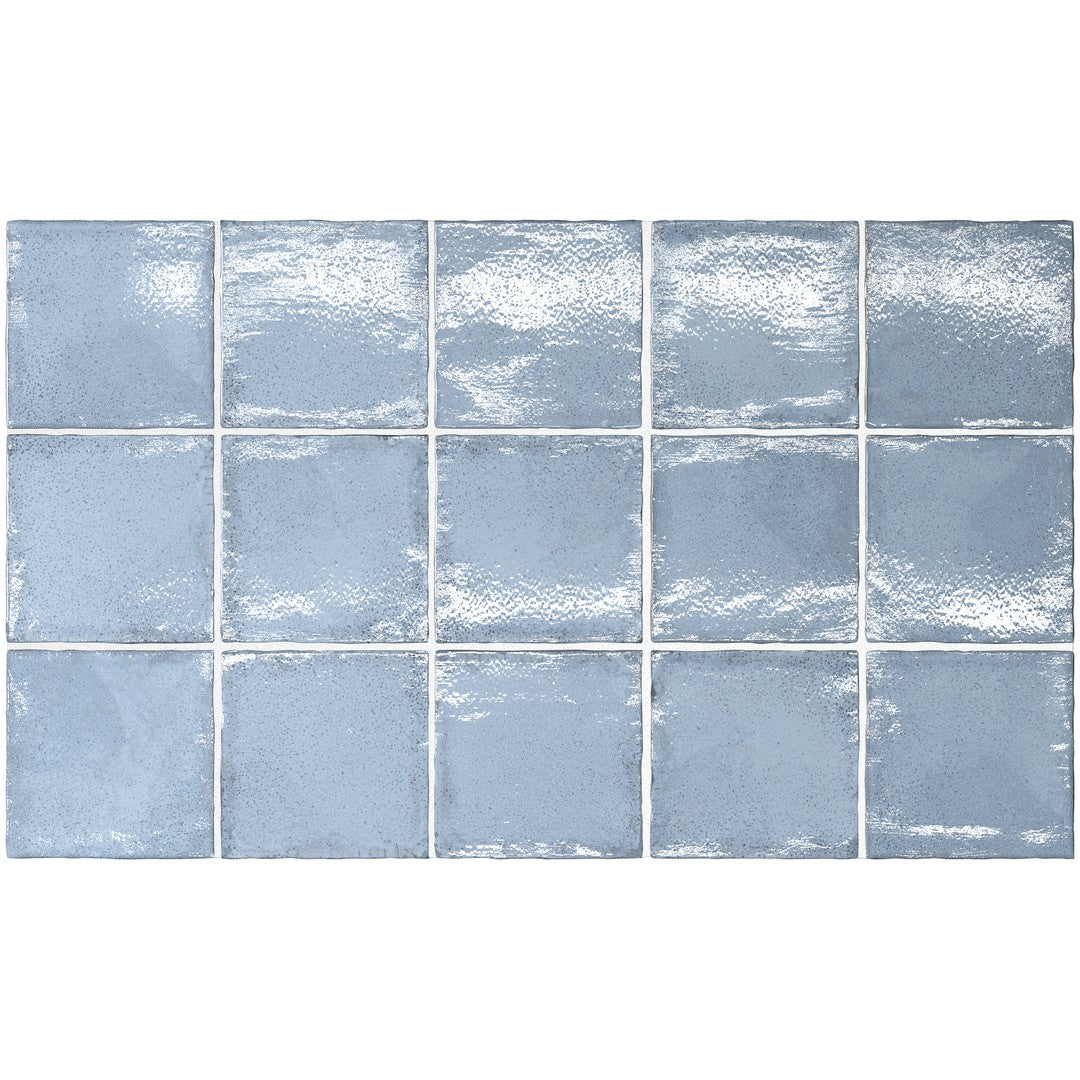 Tesoro Altea 4" x 4" Pressed Glossy Ceramic Wall Tile