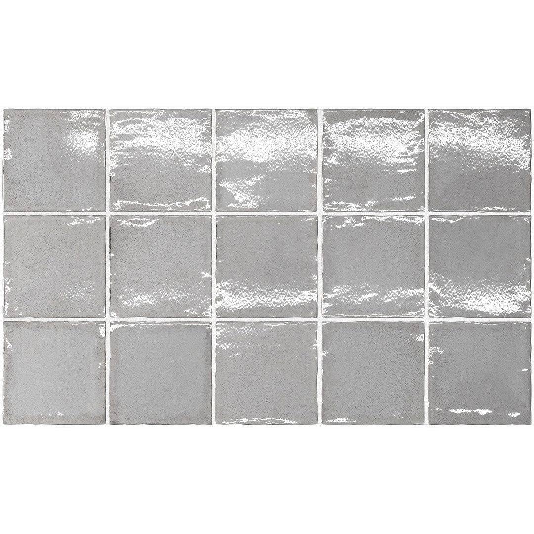Tesoro Altea 4" x 4" Pressed Glossy Ceramic Wall Tile