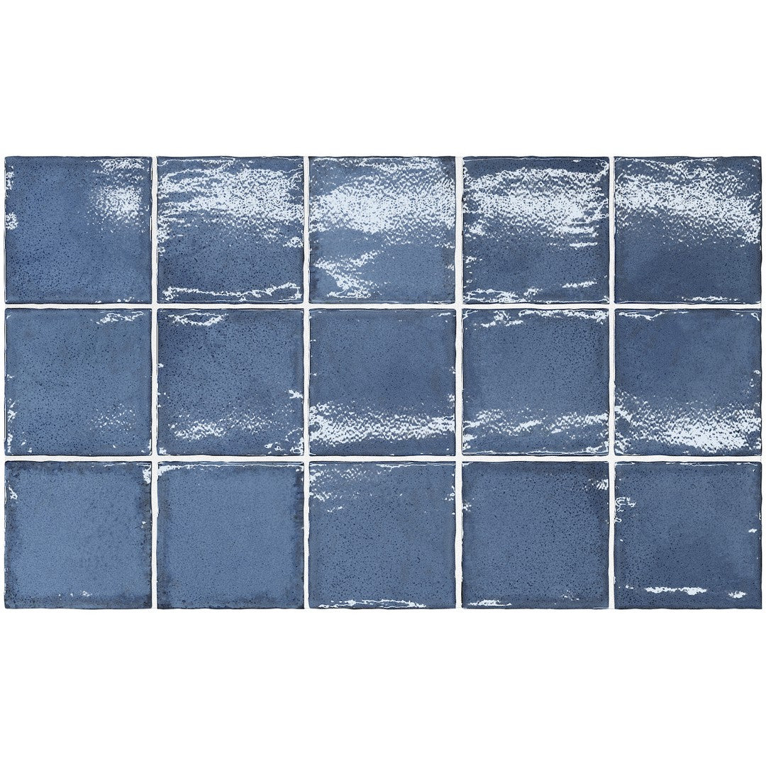 Tesoro Altea 4" x 4" Pressed Glossy Ceramic Wall Tile
