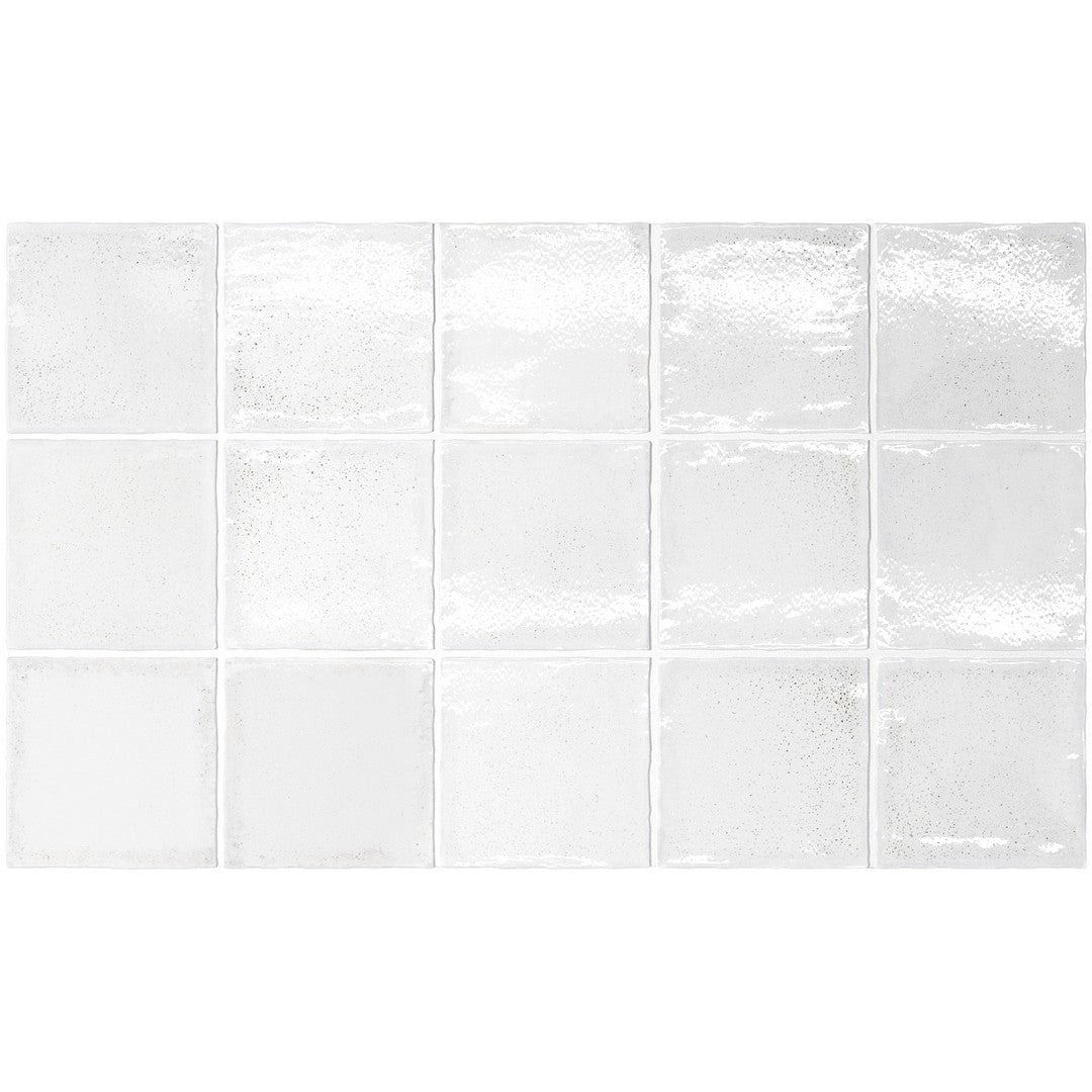 Tesoro Altea 4" x 4" Pressed Glossy Ceramic Wall Tile