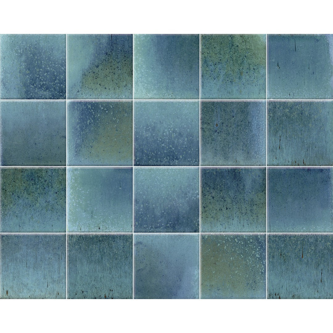 Tesoro Glee 6" x 6" Pressed Glossy Porcelain Tile