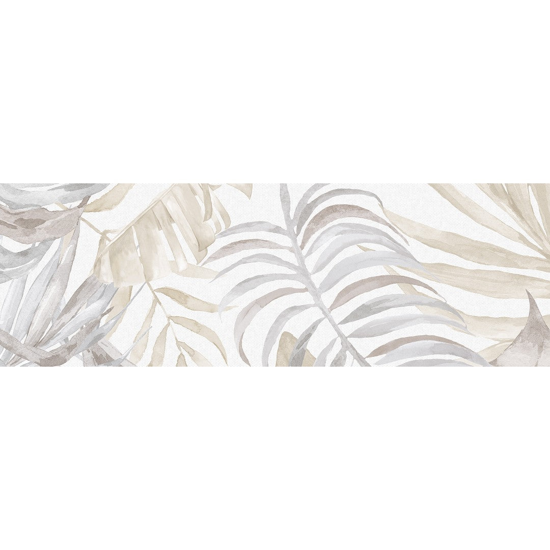 Euroker Palms Art Multicolor Vecchio 16" x 48" Matte Porcelain Wall Tile