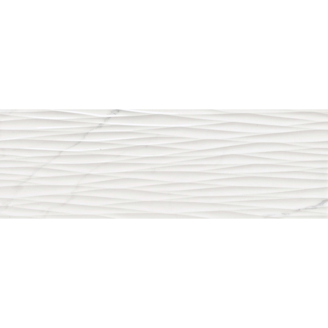 Euroker Venato 12" x 36" Rectified Gloss Porcelain Wall Tile