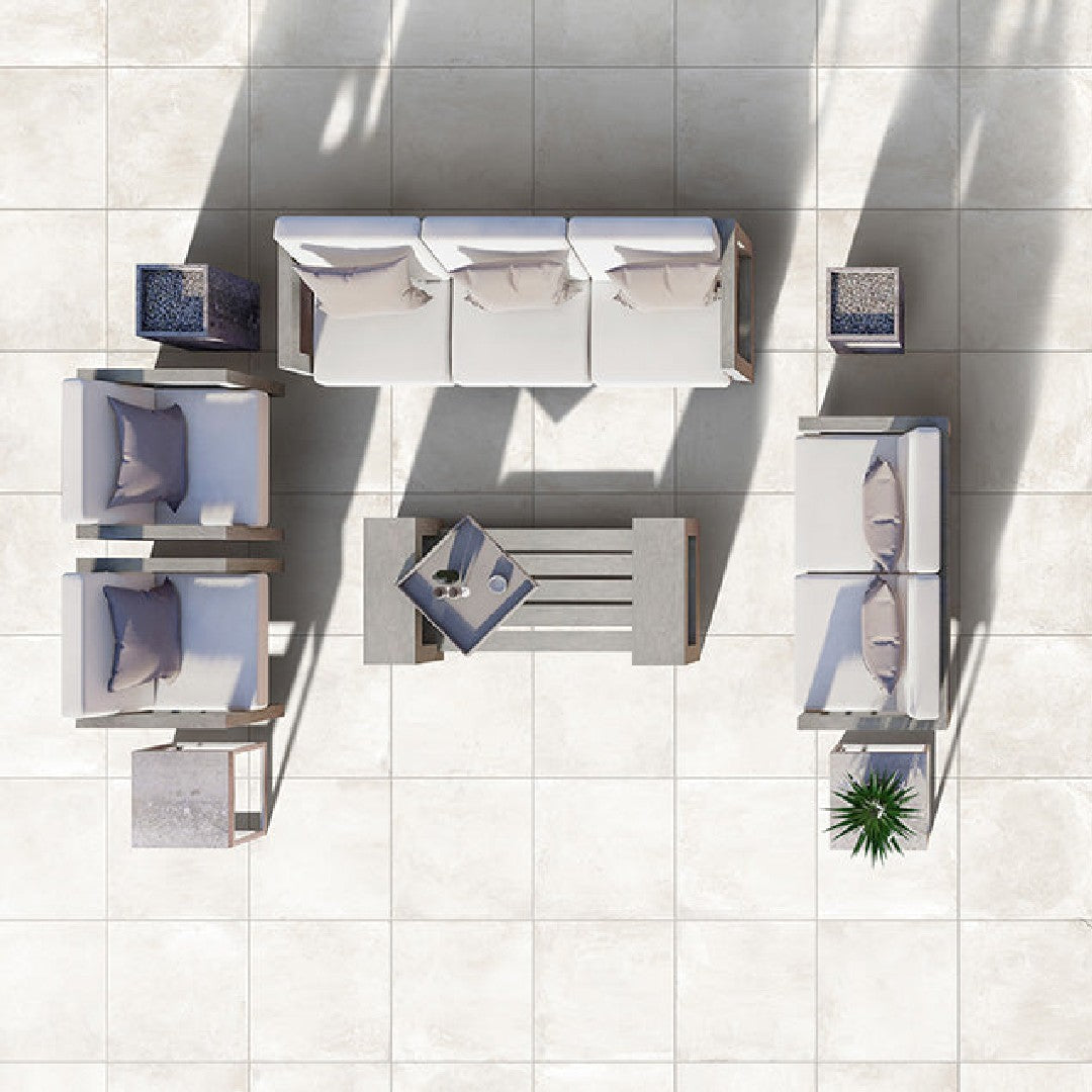 Emser-Xtra-Plus-23-x-23-Rectified-Matte-Porcelain-2cm-Paver-Cytos-Chalk