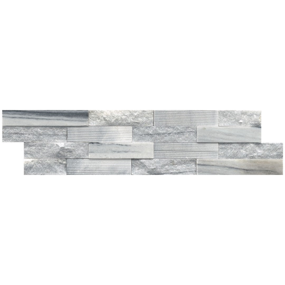 Emser Structure 6" x 24" Splitface Marble 3D Ledger