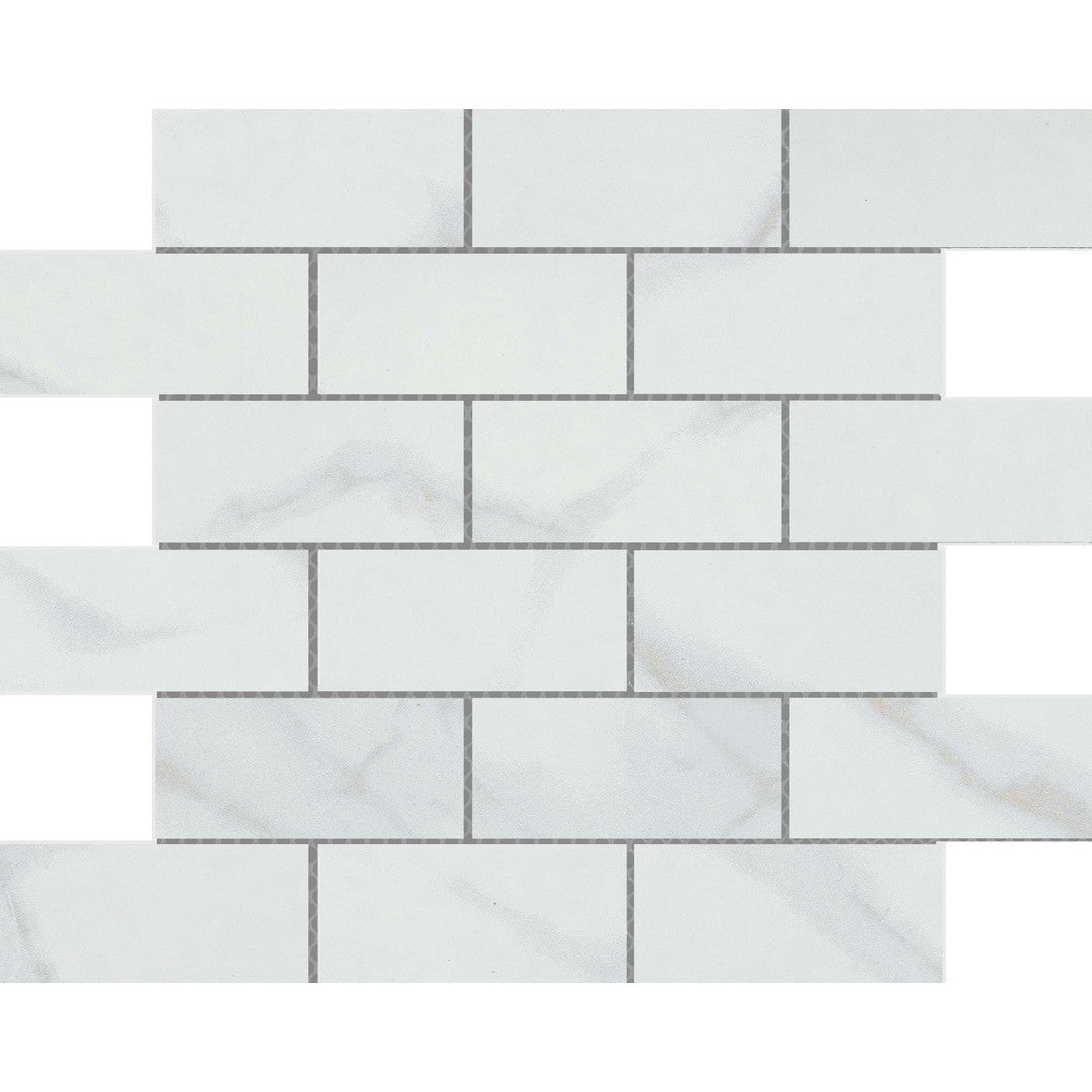 Emser Serendra 12" x 12" Polished Offset Porcelain Mosaic
