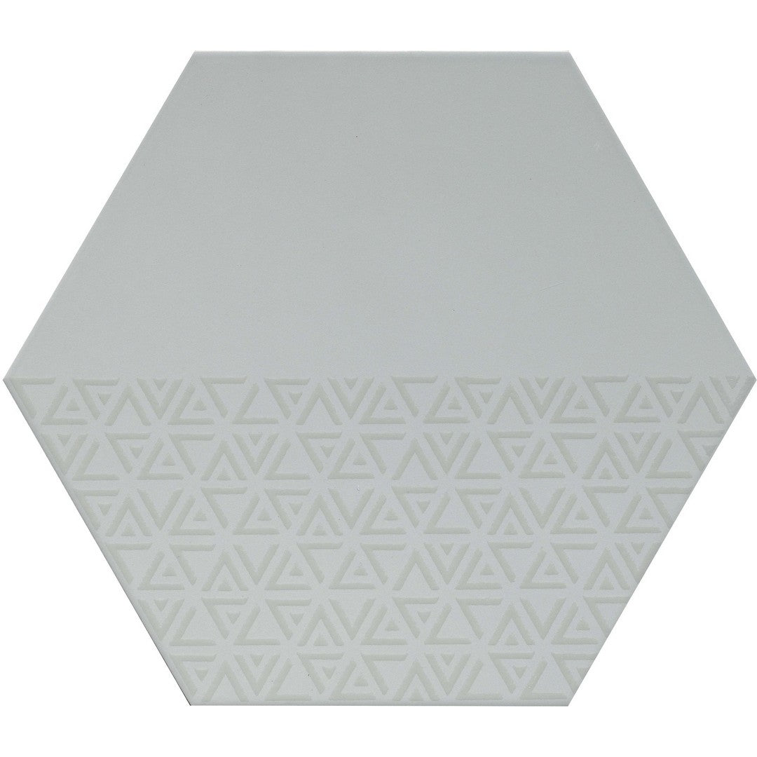 Emser Rhythm 11" x 13" Matte Pattern Hexagon Porcelain Tile