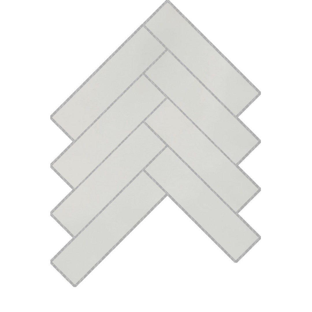 Emser Ironworx 17" x 17" Matte Herringbone Porcelain Mosaic