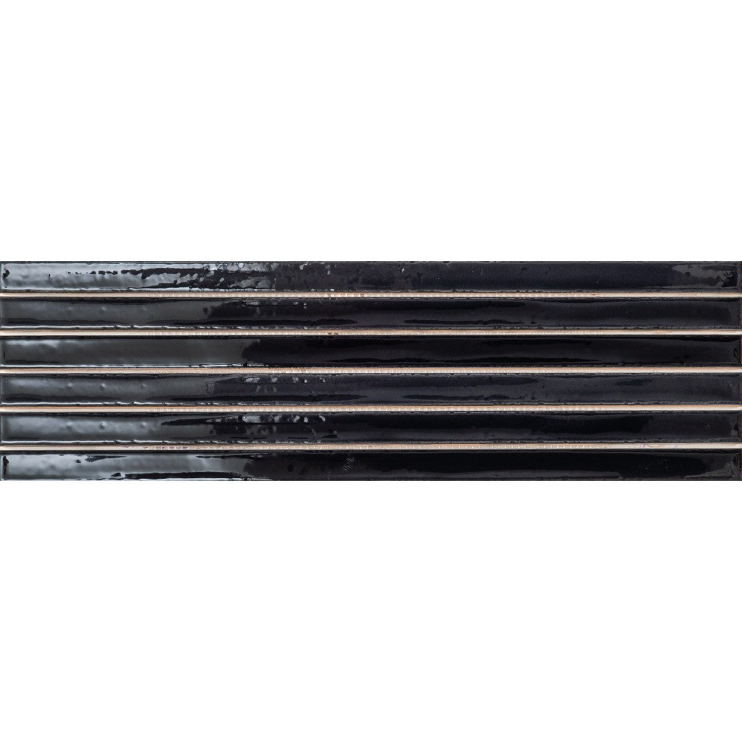 Emser Paralline 5" x 18" Pressed Glossy Stacked Ceramic Mosaic