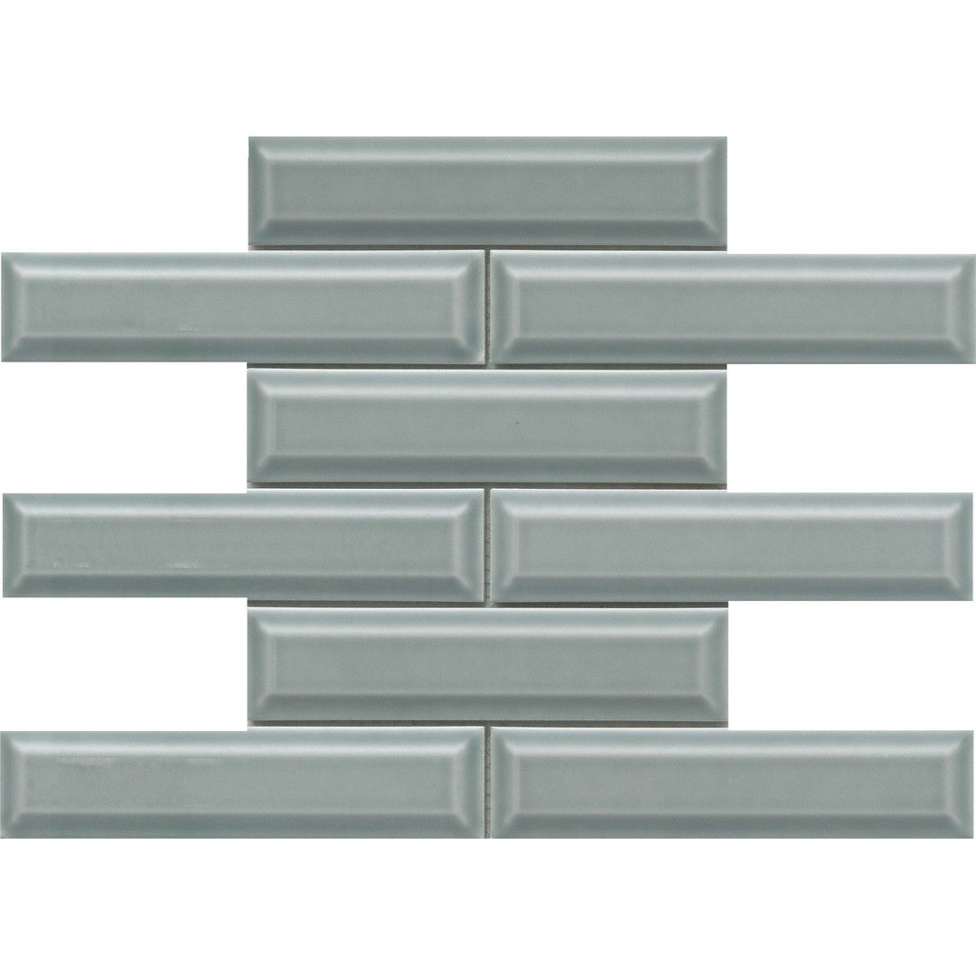 Emser Kinetic 11" x 12" Beveled Glossy Ceramic Mosaic